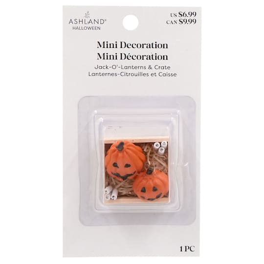 Mini Jack-o'-Lanterns in Crate by Ashland®